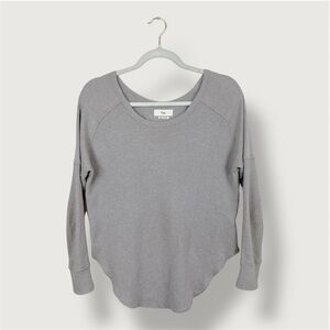 TNA | XXS | Alder Thermal | Grey | Casual | Waffle-knit | Minimalist | Shirt